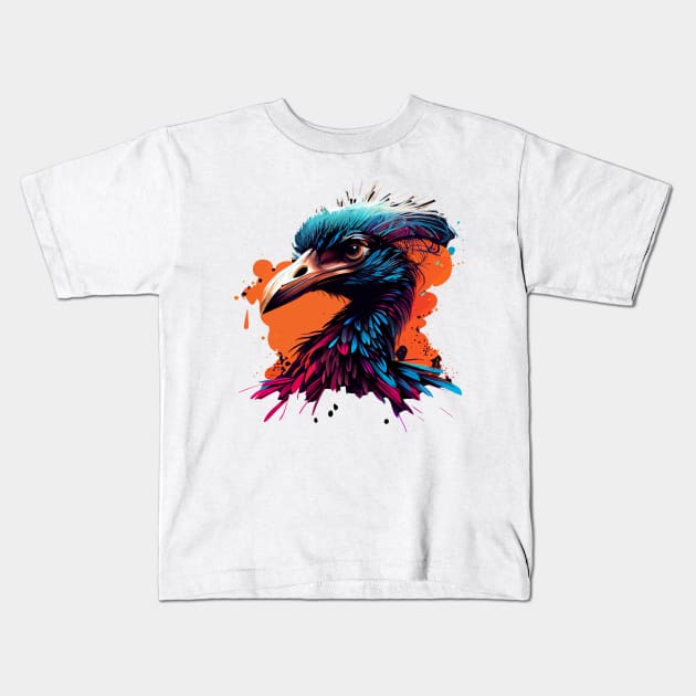 Ostrich Kids T-Shirt by JH Mart